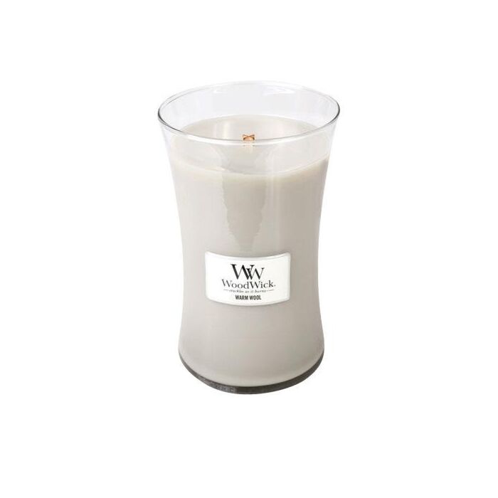 WoodWick® Large Jar Candle - Warm Wool-1